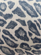 PiuBelle Blue & Ivory Animal Print Pillow | True Fashionistas.