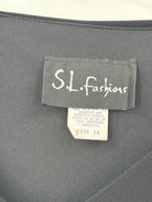 Pre-Owned SL Fashions Black Size 10 Long Evening Gown | True Fashionistas.