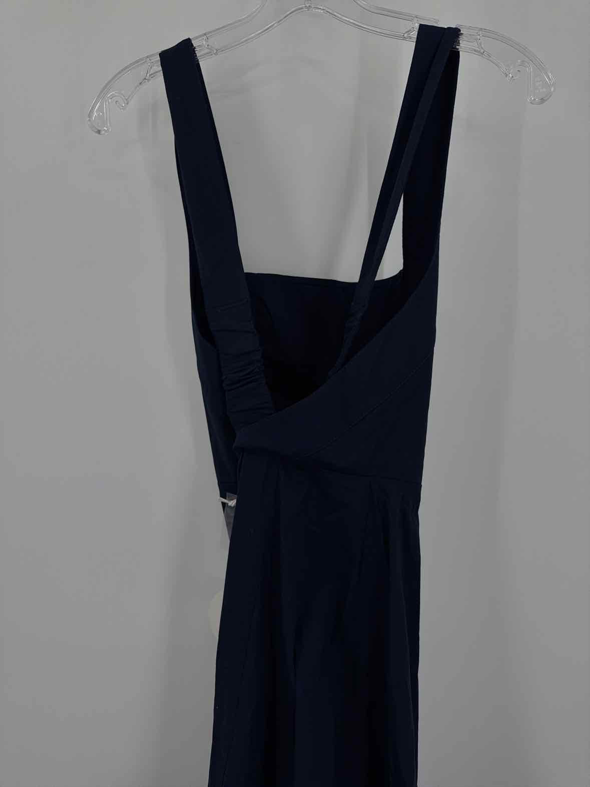 Pre-Owned Staud Navy Size 6 Long Sleeveless Dress | True Fashionistas.
