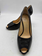 Pre-Owned Giuseppe Zanotti Black Size 41 Peep Toe Heels | True Fashionistas.
