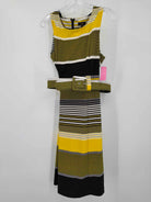 Pre-Owned ILE Yellow Size 10 Short Sleeveless Dress | True Fashionistas.