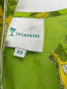 Pre-Owned Islapayal Green Size XS Short Short Sleeve Dress | True Fashionistas.