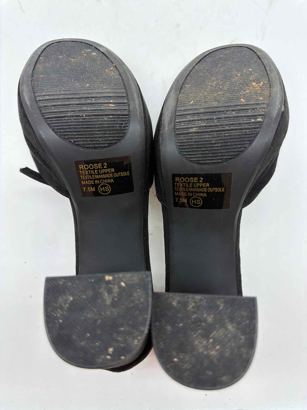 Pre-Owned Jellypop Black Size 7.5 Ankle Strap Heels | True Fashionistas.