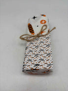 White Happy Halloween Flour Sack Towel | True Fashionistas.