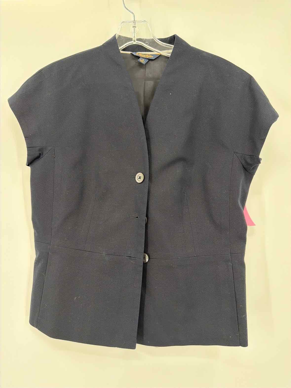 Pre-Owned Brooks Brothers Navy Size 6 Short Sleeve Blazer | True Fashionistas.