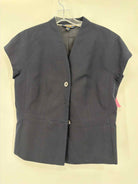 Pre-Owned Brooks Brothers Navy Size 6 Short Sleeve Blazer | True Fashionistas.