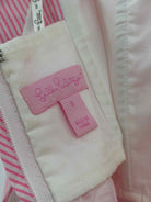 Pre-Owned Lilly Pulitzer Pink Size 0 Seersucker Short Strapless Dress | True Fashionistas.
