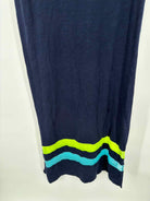 Pre-Owned Lisa Todd Navy Size Small Long Short Sleeve Dress | True Fashionistas.