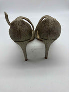 Pre-Owned Jimmy Choo Gold Size 5.5 Strappy Heels | True Fashionistas.