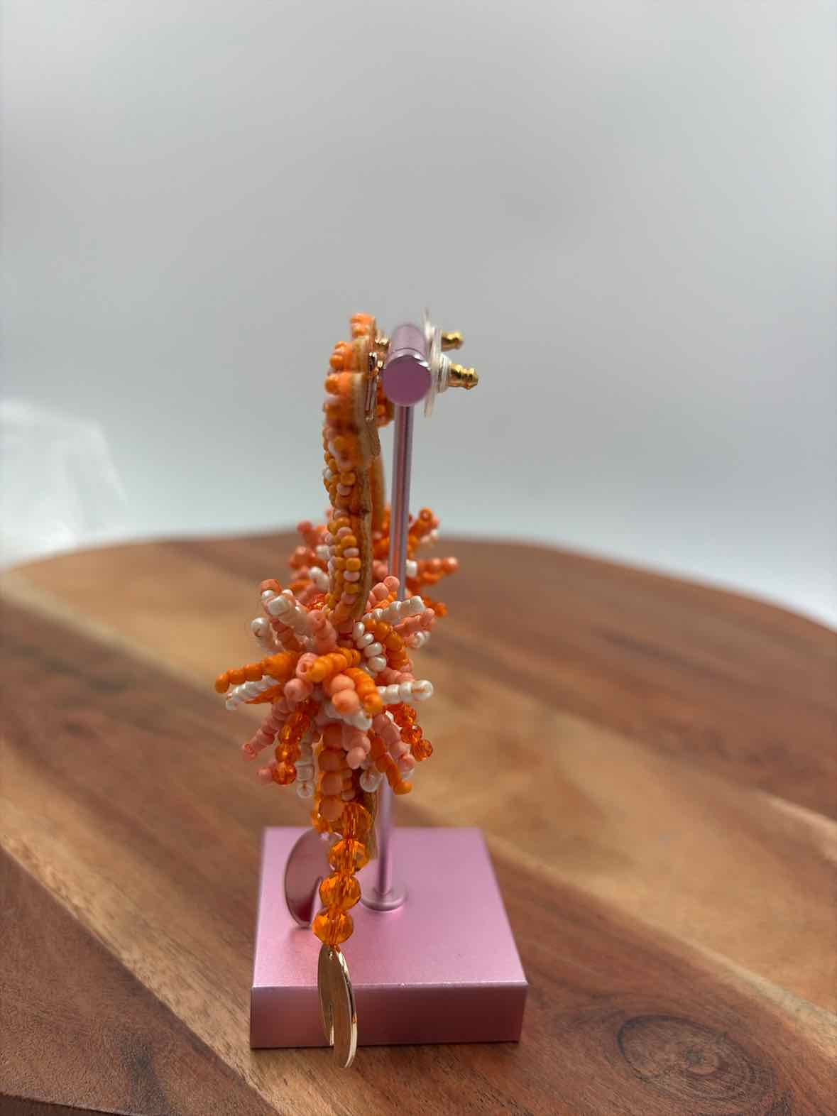Baublebar Orange Lobster Beaded Earrings | True Fashionistas.