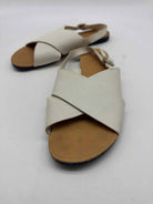 Pre-Owned VagaBond Ivory Size 37 Slingback Sandals | True Fashionistas.