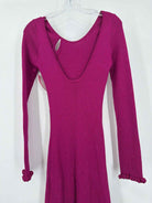 Pre-Owned For Love & Lemons Purple Size XL Knit Long Long Sleeve Dress | True Fashionistas.
