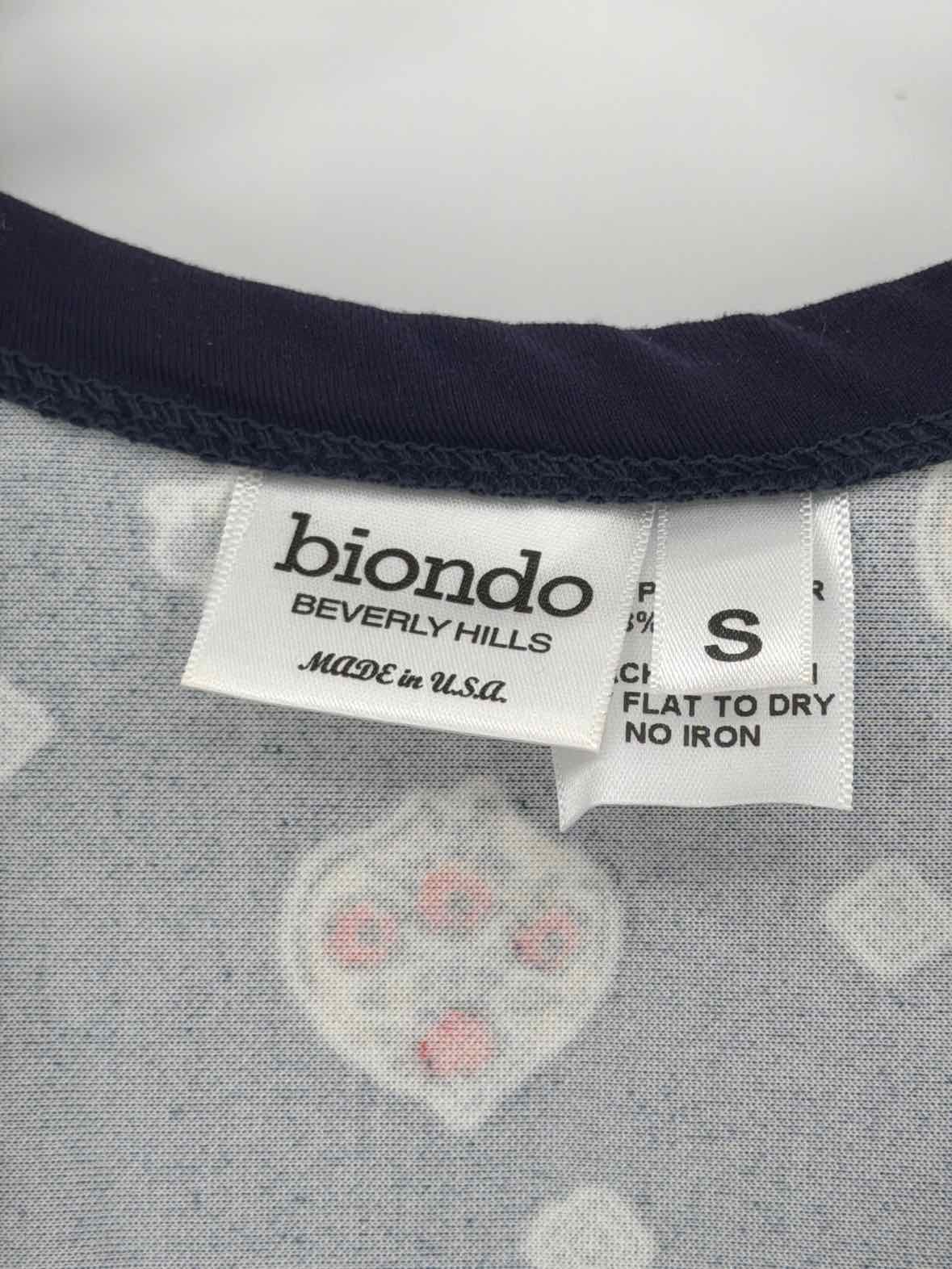 Pre-Owned Biondo Navy Size Small Short Sleeveless Dress | True Fashionistas.
