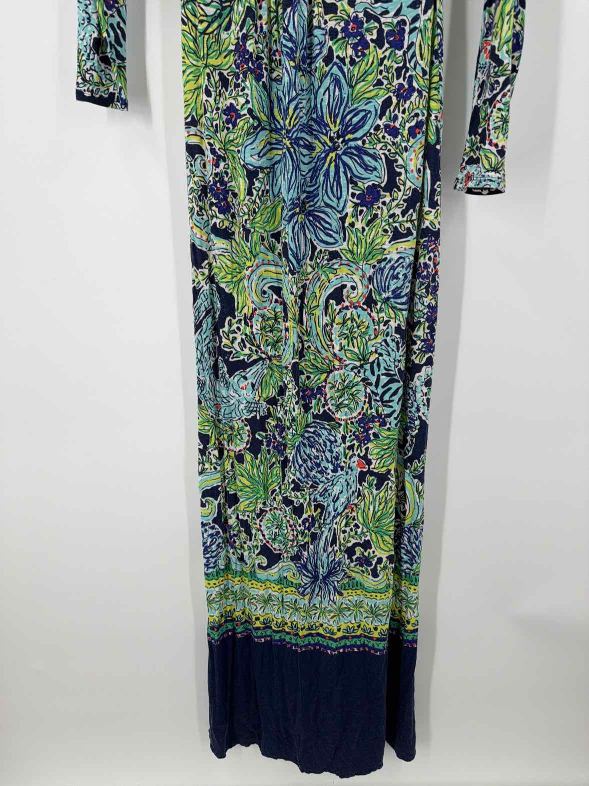 Pre-Owned Lilly Pulitzer Navy Size XS Long Long Sleeve Dress | True Fashionistas.