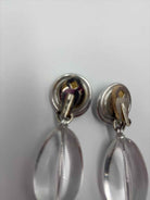 Jeff Lieb Silver clip Drop Earrings | True Fashionistas.
