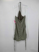 Pre-Owned Lelis Green Size Large Short Sleeveless Dress | True Fashionistas.