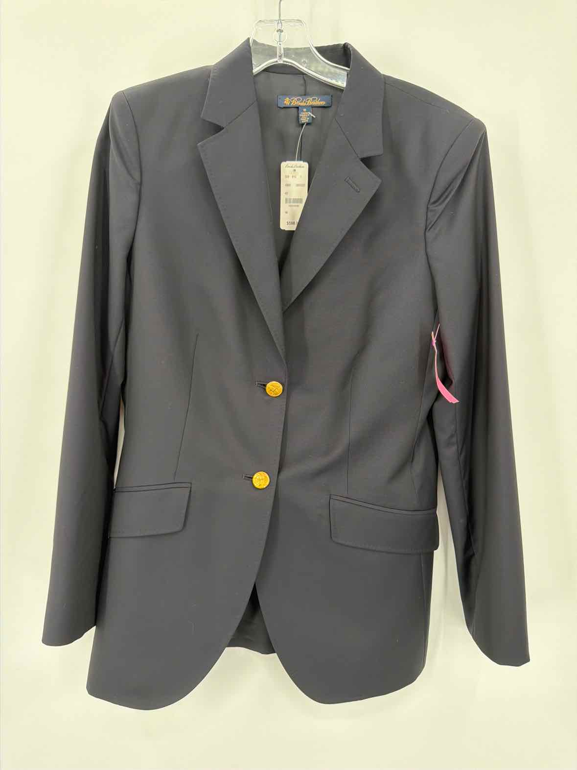 Pre-Owned Brooks Brothers Navy Size 10 Blazer | True Fashionistas.