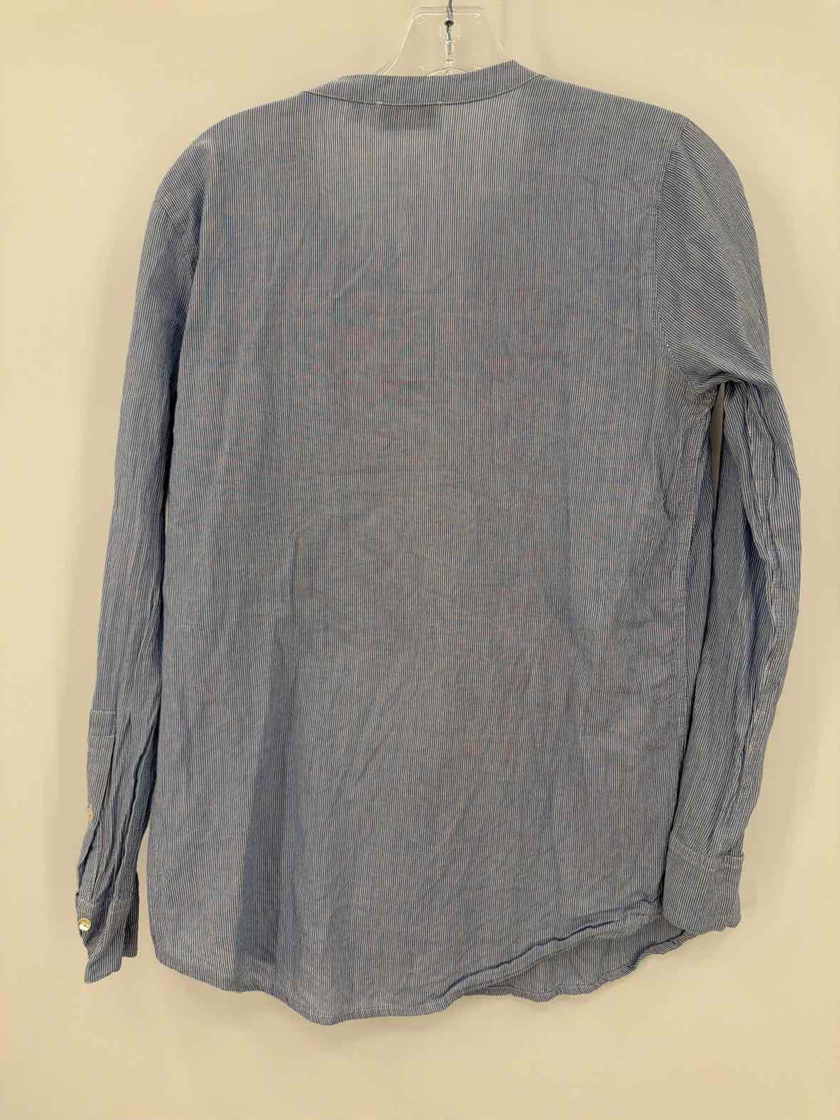 Pre-Owned Vineyard Vines Blue Size 0 Stripe Tunic Blouse | True Fashionistas.