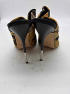 Pre-Owned Giuseppe Zanotti Tan Size 8 Caged Heels | True Fashionistas.