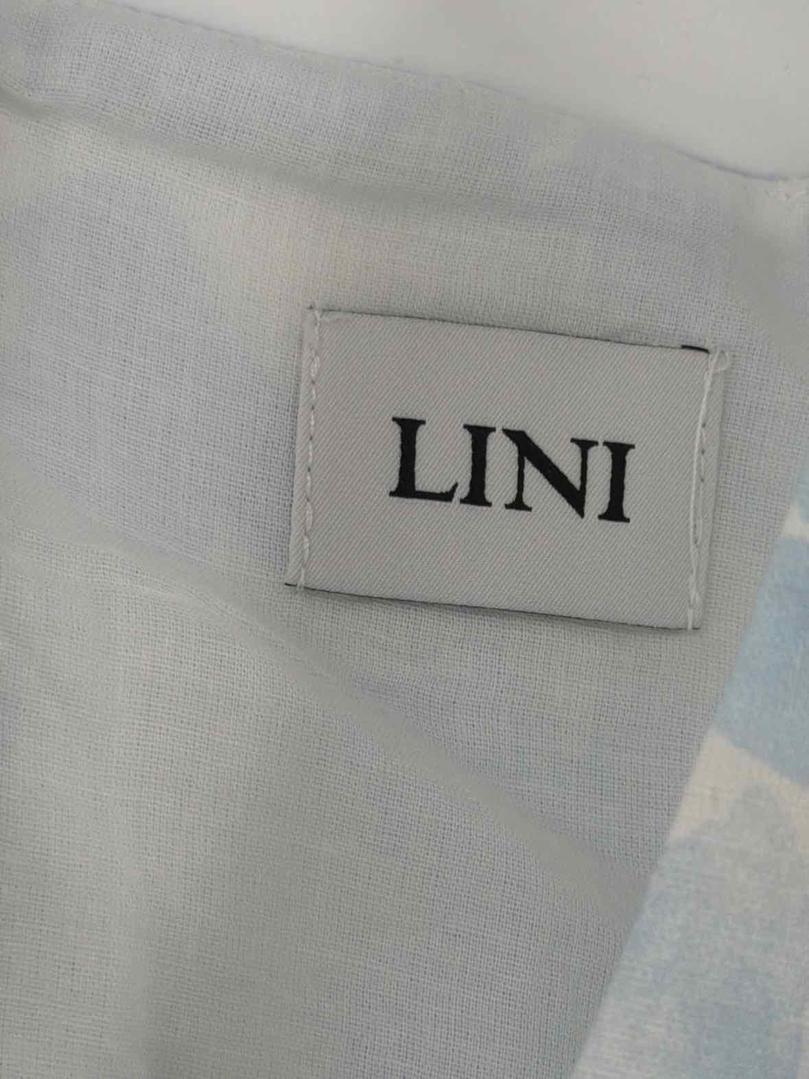 Pre-Owned Lini Blue Size Medium Short Long Sleeve Dress | True Fashionistas.