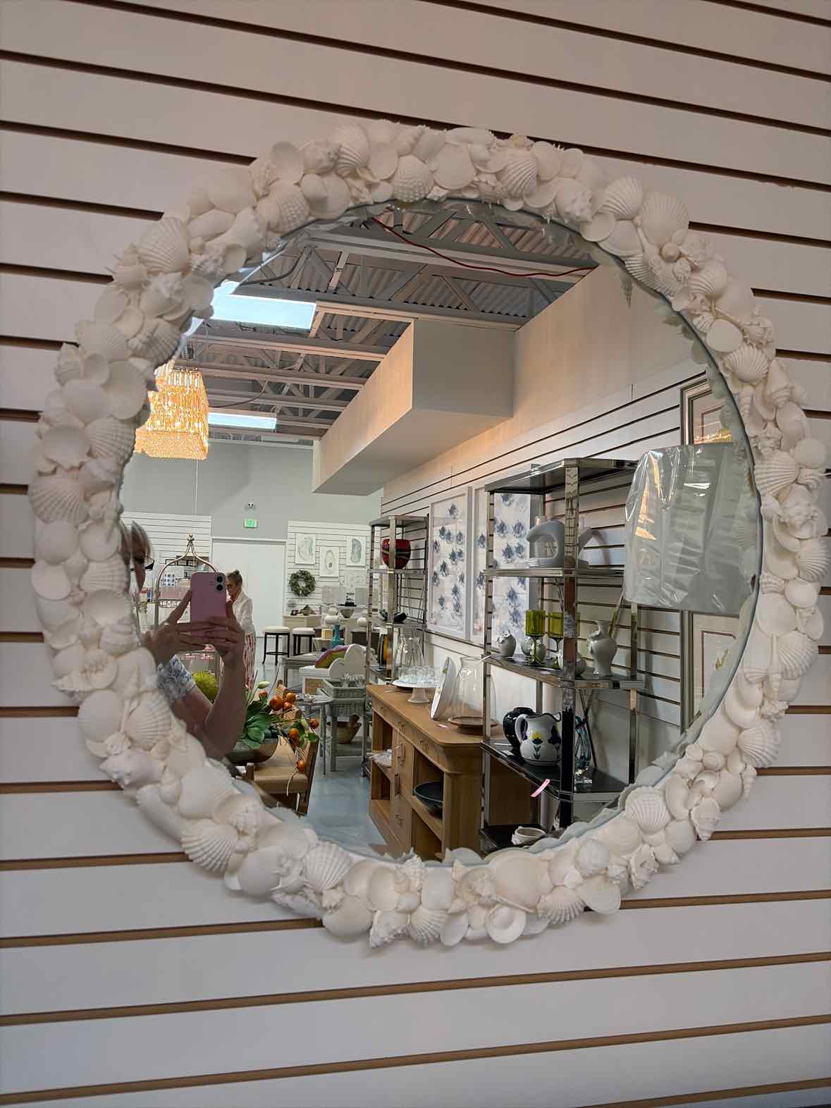 Round Shell Mirror | True Fashionistas.