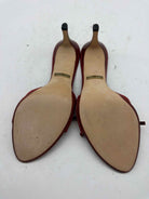 Pre-Owned Gucci Red Size 8 Mule Heels | True Fashionistas.