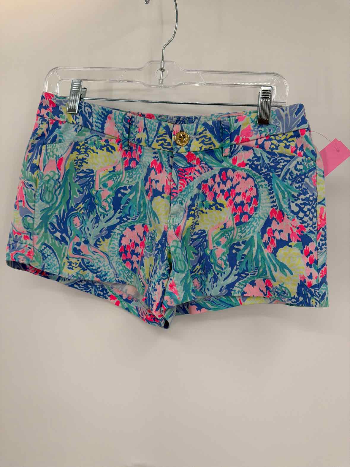 Pre-Owned Lilly Pulitzer Blue Size 4 Printed Shorts | True Fashionistas.