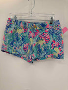 Pre-Owned Lilly Pulitzer Blue Size 4 Printed Shorts | True Fashionistas.