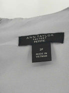Pre-Owned Ann Taylor Grey Size 2 Short Sleeveless Dress | True Fashionistas.