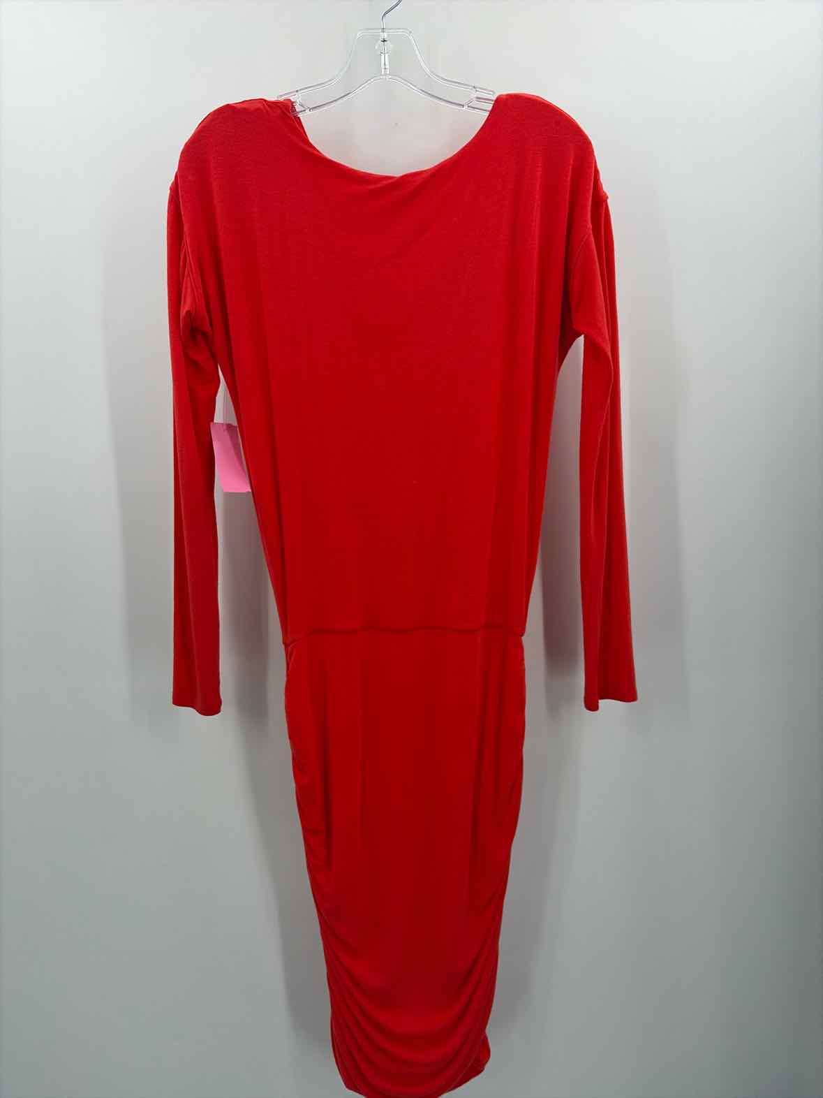 Pre-Owned Athleta Orange Size XXS Midi Long Sleeve Dress | True Fashionistas.