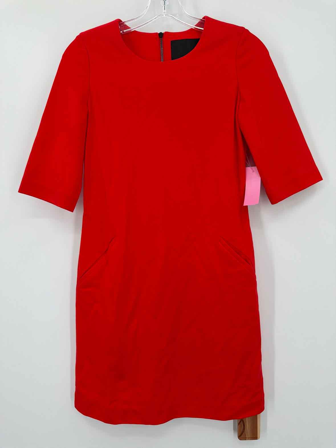 Pre-Owned The Eight Senses Red Size XS Short Short Sleeve Dress | True Fashionistas.