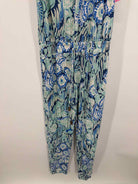 Pre-Owned Lilly Pulitzer Blue Size Small Sleeveless Jumpsuit | True Fashionistas.