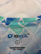 Ibkul Blue Size Large Athletic Long Sleeve | True Fashionistas.