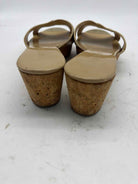 Pre-Owned Jimmy Choo Tan Size 6.5 Mule Sandals | True Fashionistas.