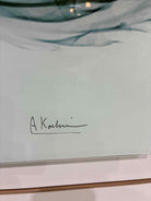 Albert Koetsier Blue Glass Art Work | True Fashionistas.