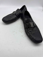 Pre-Owned Salvatore Ferragamo Black 9.5 Slip On Men's Dress Shoes | True Fashionistas.