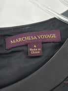 Pre-Owned Marchesa Voyage Black Size 6 Short Sleeveless Dress | True Fashionistas.