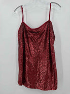 Pre-Owned Intimately Free People Red Size XL Sequin Tank Top | True Fashionistas.