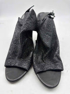 Pre-Owned Balenciaga Black Size 8.25 Caged Heels | True Fashionistas.