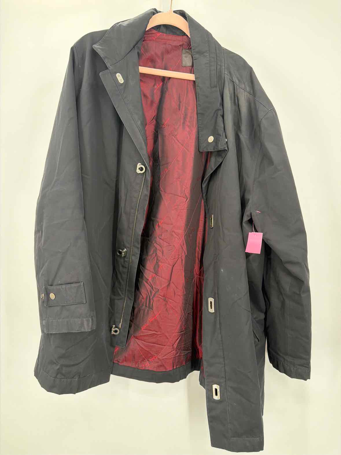 Pre-Owned Salvatore Ferragamo Black Large Men's Jacket | True Fashionistas.