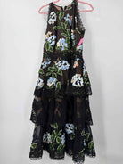 Pre-Owned Bronx & Banco Black Size XL Cocktail Midi Evening Gown | True Fashionistas.