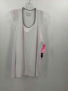 Pre-Owned Denise Cronwall White Size Large Athletic Tank | True Fashionistas.