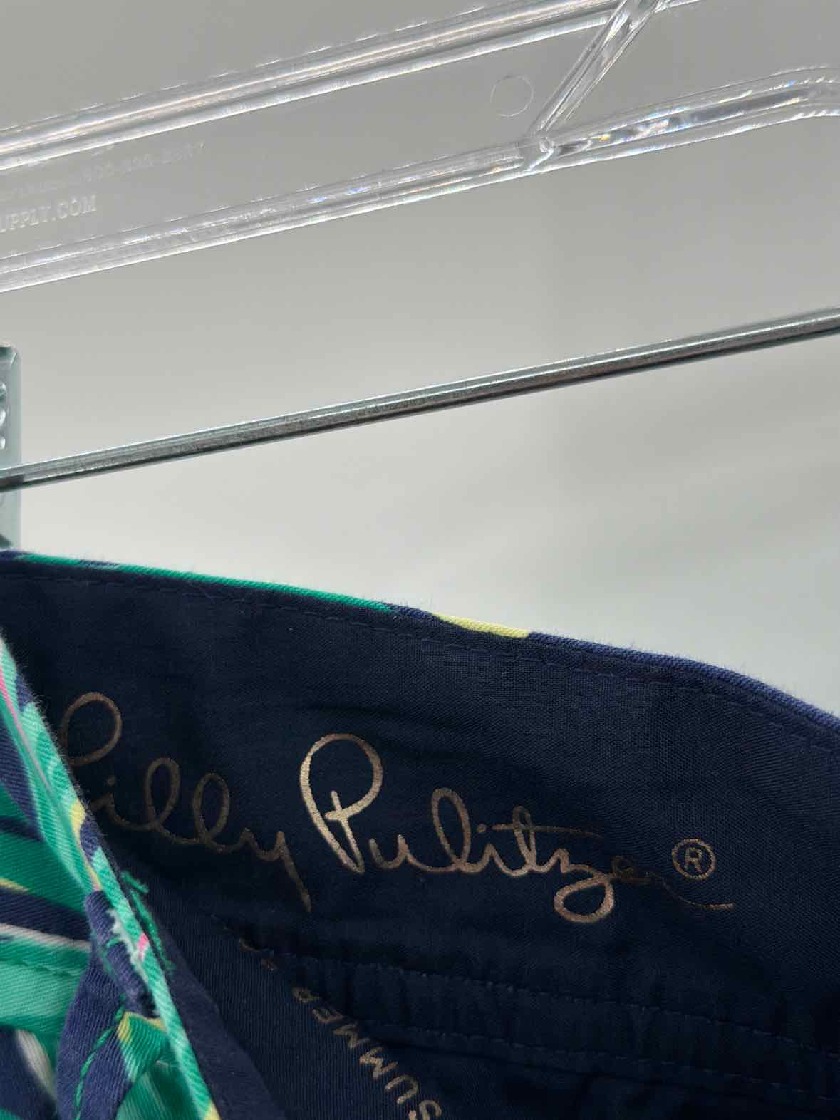 Pre-Owned Lilly Pulitzer Green Size 2 Callahan Printed Shorts | True Fashionistas.