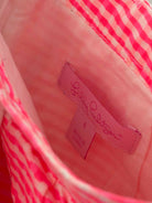 Pre-Owned Lilly Pulitzer Pink Size 4 Check Peplum Pencil Skirt | True Fashionistas.