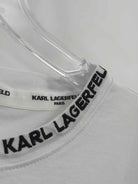Karl Lagerfeld White Size Medium T-shirt | True Fashionistas.