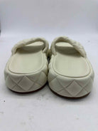 Pre-Owned Bottega Veneta White Size 8 Mule Sandals | True Fashionistas.