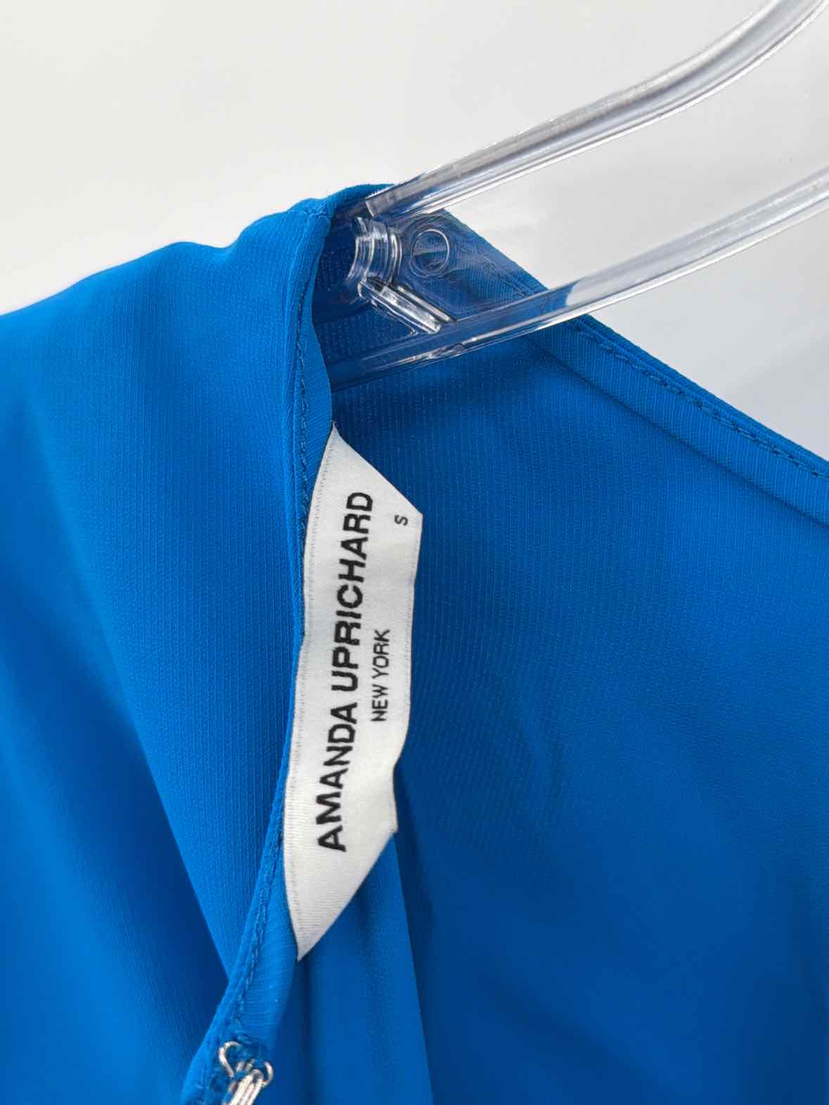 Pre-Owned Amanda Uprichard Blue Size Small Short Long Sleeve Dress | True Fashionistas.