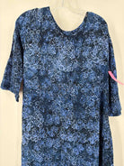 Pre-Owned Made On Earth Blue Size Small Long Long Sleeve Dress | True Fashionistas.