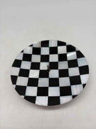 Black & White Check Candle Holder | True Fashionistas.