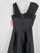 Pre-Owned Chats Black Size Small Midi Evening Gown | True Fashionistas.